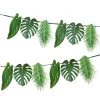 Talking Tables Green Tropical Palm Leaf Party Bunting Decoration (2.6m) - Party Reusable