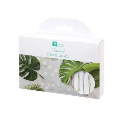 Talking Tables Tropical Silver String Fairy Lights - Party - Battery Powered
