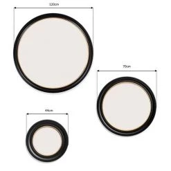 Ashton And Barrow Vintage Elephant C.1846 - Round Glass-Framed Print With Gold Detail 5 Ashton And Barrow Vintage Elephant C.1846 - Round Glass-Framed Print With Gold Detail