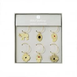 Talking Tables Gold Mixed Drinks Charms - Party Reusable Bar & Kitchen