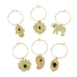 Talking Tables Gold Mixed Drinks Charms - Party Reusable Bar & Kitchen