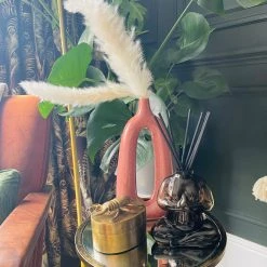 Bloomingville Modern Donut Vase - Pink Stone (24cm)