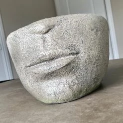 Ashton And Barrow Sassy Head Planter - Large - Stone Resin