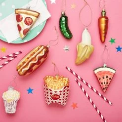 Sass & Belle Christmas Carrot | Luxury Glass Christmas Bauble | Tree Decoration