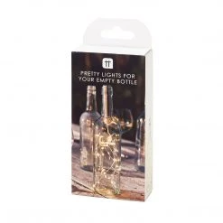 Talking Tables Gold Bottle String Lights - Party - Battery Powered