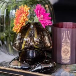 Bloomingville Glass Meditating Person Body Vase (12cm)