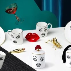 High Tea Lauren Dickinson Clarke - THE MOODY MUSE Mug Set (Set Of 4)