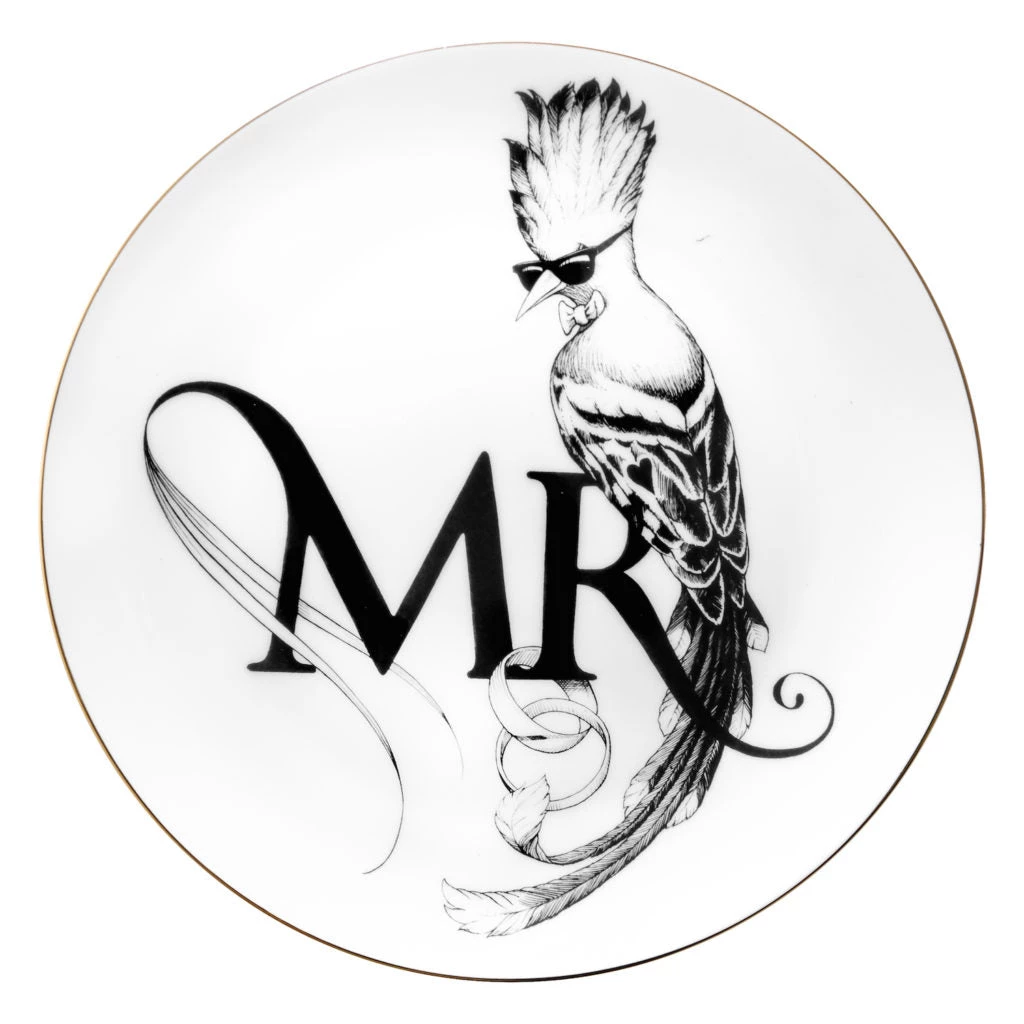 Rory Dobner - Mr Illustrated Plate (16cm) Art & Prints 1 Rory Dobner - Mr Illustrated Plate (16cm) Art & Prints