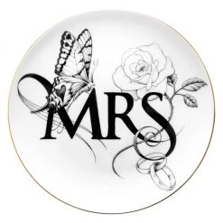 Rory Dobner - Mrs Illustrated Plate (16cm)