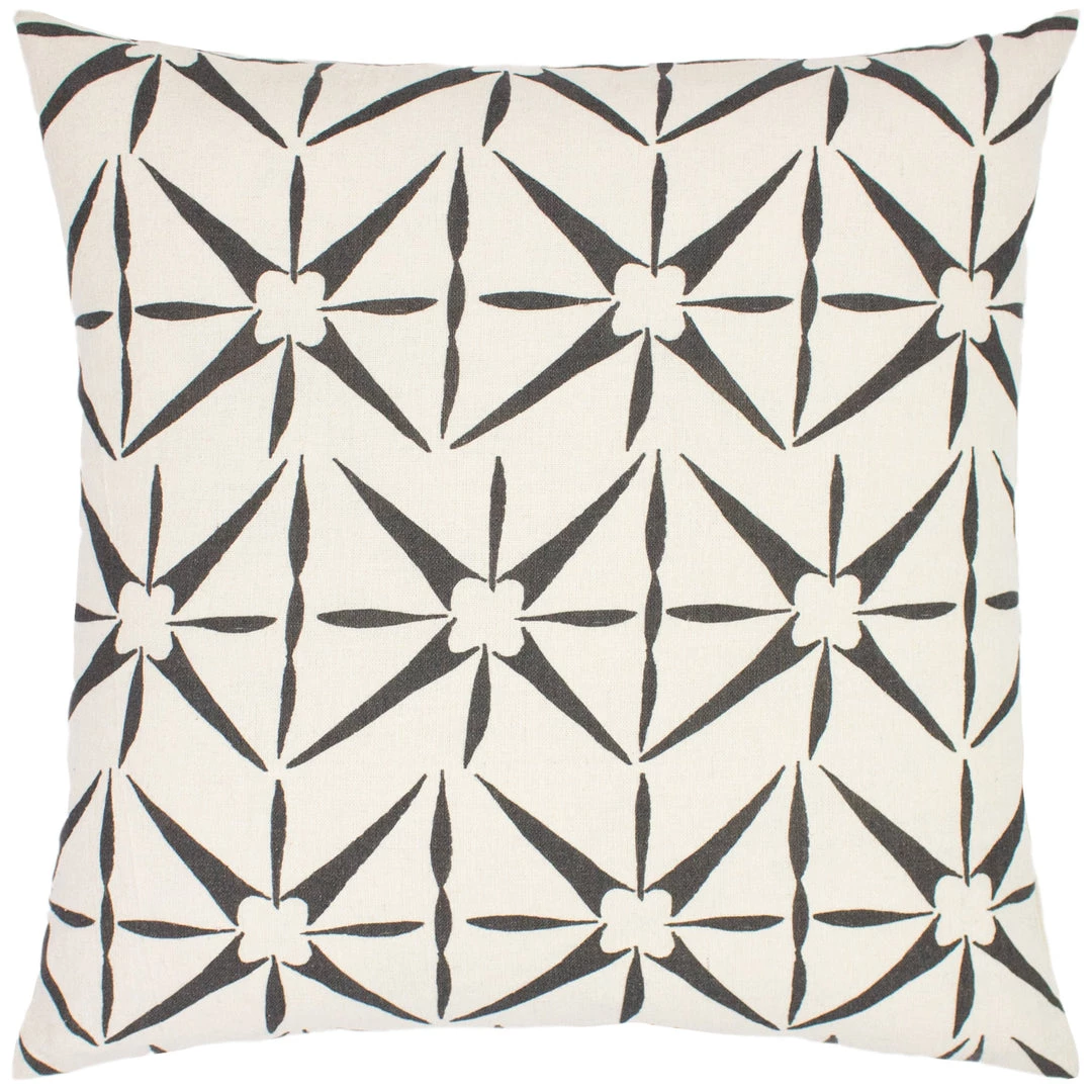 Bloomingville Scani Monochrome Print Feather Cushion (45x45cm) 1 Bloomingville Scani Monochrome Print Feather Cushion (45x45cm)
