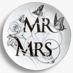Rory Dobner - Mr & Mrs, Illustrated Plate (16cm) Art & Prints