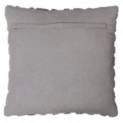 Ashton And Barrow Boho Textured Cotton Feather Cushion - Elephant Grey (45x45m) Soft Furnishings
