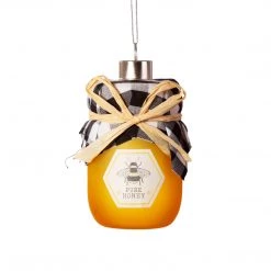 Sass & Belle Honey Pot | Luxury Glass Christmas Bauble Tree Decoration