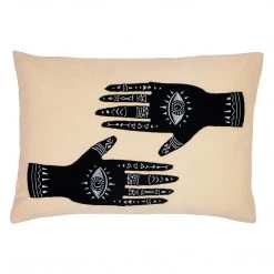 Ashton And Barrow Ashram's Hand Feather Cushion - Blush (35x50cm)