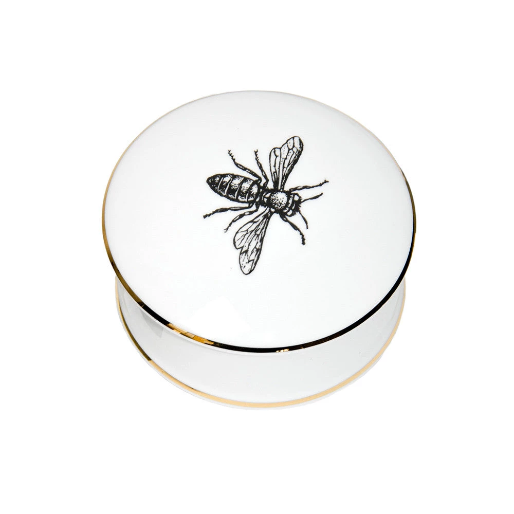 Rory Dobner - Bee Illustrated Trinket Box (Medium) 1 Rory Dobner - Bee Illustrated Trinket Box (Medium)