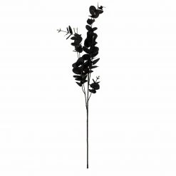 Ashton And Barrow Black Faux Eucalyptus Stems - 83cm (set Of 2)
