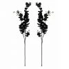 Ashton And Barrow Black Faux Eucalyptus Stems - 83cm (set Of 2)