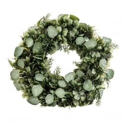 Ashton And Barrow Green Eucalyptus & Foliage Wreath - 46cm