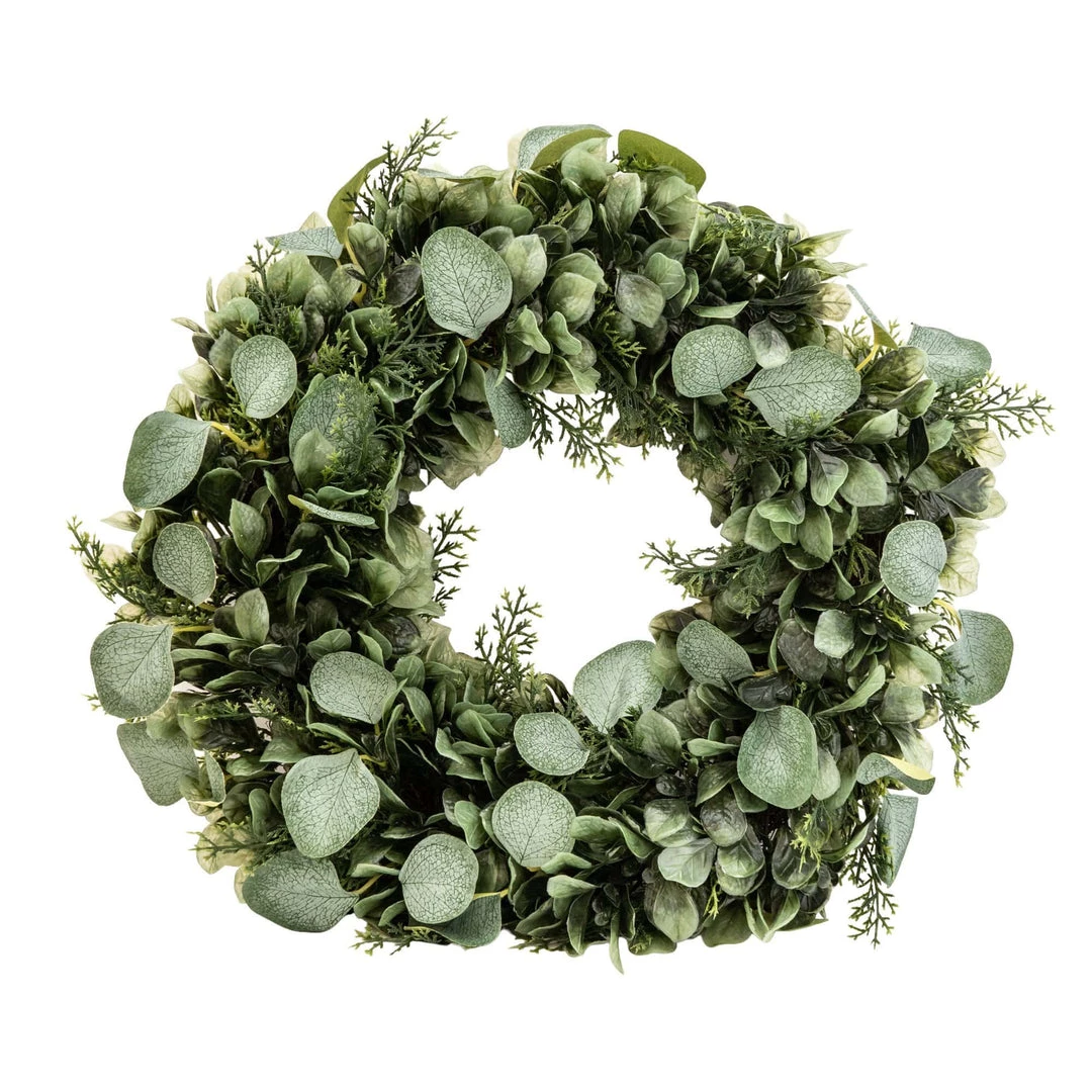 Ashton And Barrow Green Eucalyptus & Foliage Wreath - 46cm 2 Ashton And Barrow Green Eucalyptus & Foliage Wreath - 46cm