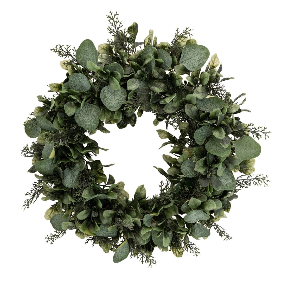 Ashton And Barrow Green Eucalyptus & Foliage Wreath - 46cm 1 Ashton And Barrow Green Eucalyptus & Foliage Wreath - 46cm