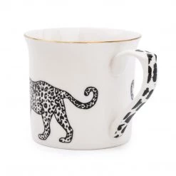 Ashton And Barrow NEW IN! Charles The Cheetah, Bone China Mug With Gold Rim, 11oz