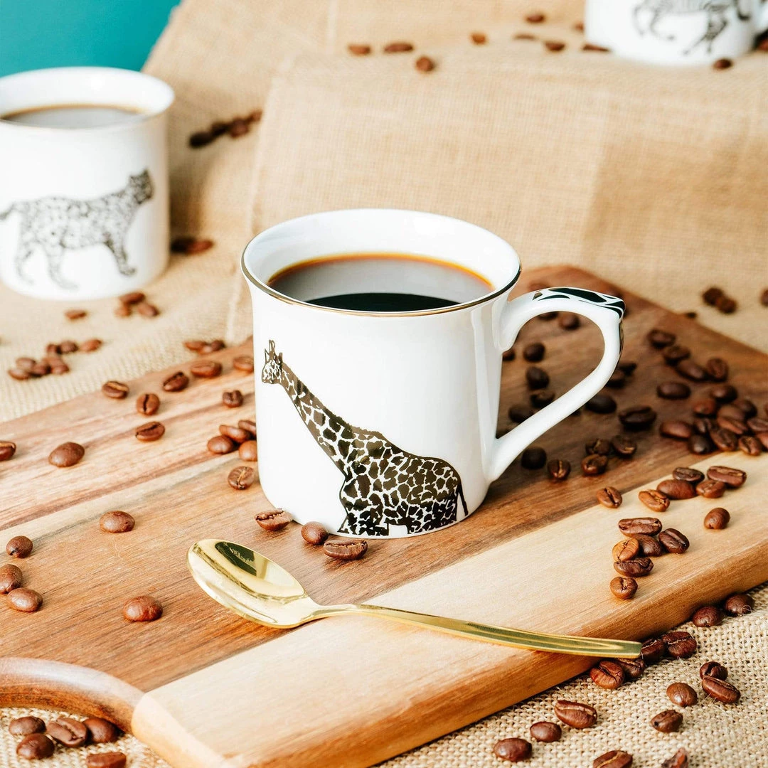 Ashton And Barrow Geoff The Giraffe, Bone China Mug With Gold Rim, 11oz NEW IN! 2 Ashton And Barrow Geoff The Giraffe, Bone China Mug With Gold Rim, 11oz NEW IN!