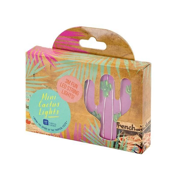 Talking Tables Cuban Fiesta Mini Cactus LED Lights - Party 2 Talking Tables Cuban Fiesta Mini Cactus LED Lights - Party