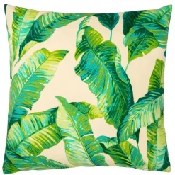 Malini NEW IN! Banana Leaf Outdoor Weather-Proof Cushion (43x43) - Green
