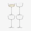 LSA Borough Cocktail Saucer 240ml (Set Of 4) Glassware