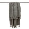 Ashton And Barrow Grey Heavy-Knit Throw Blanket - Indoor/Outdoor Soft Furnishings
