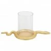 Ashton And Barrow Candle Holders Slithering Serpent Gold Candle Holder