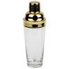 Ashton And Barrow Bar & Kitchen Roaring 20's - Gold Trimmed Glass Drinks Shaker