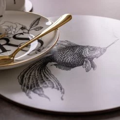 Gifts Rory Dobner - Smokey Fish Round Placemats (Set Of 4)