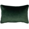Malini Luxe Rectangular Feather Cushion (30x45) - Emerald Green Velvet