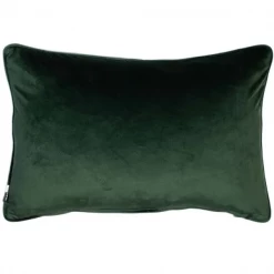 Malini Luxe Rectangular Feather Cushion (30x45) - Emerald Green Velvet