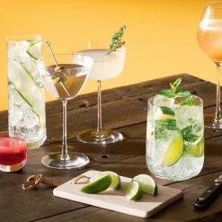 Glassware LSA Borough Martini Glass 195ml (Set Of 4)