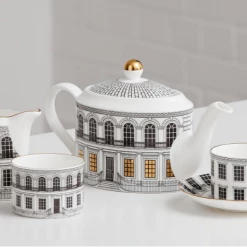 Bar & Kitchen Rory Dobner - Beautiful Buildings - Illustrated Tea Set