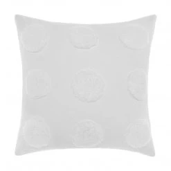 Ashton And Barrow White Pompom Spotted Cushion (45x45cm)